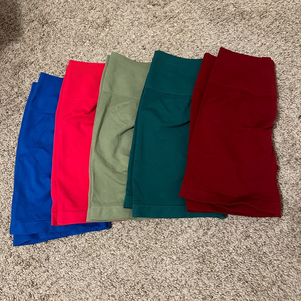 5 pack workout shorts from Amazon